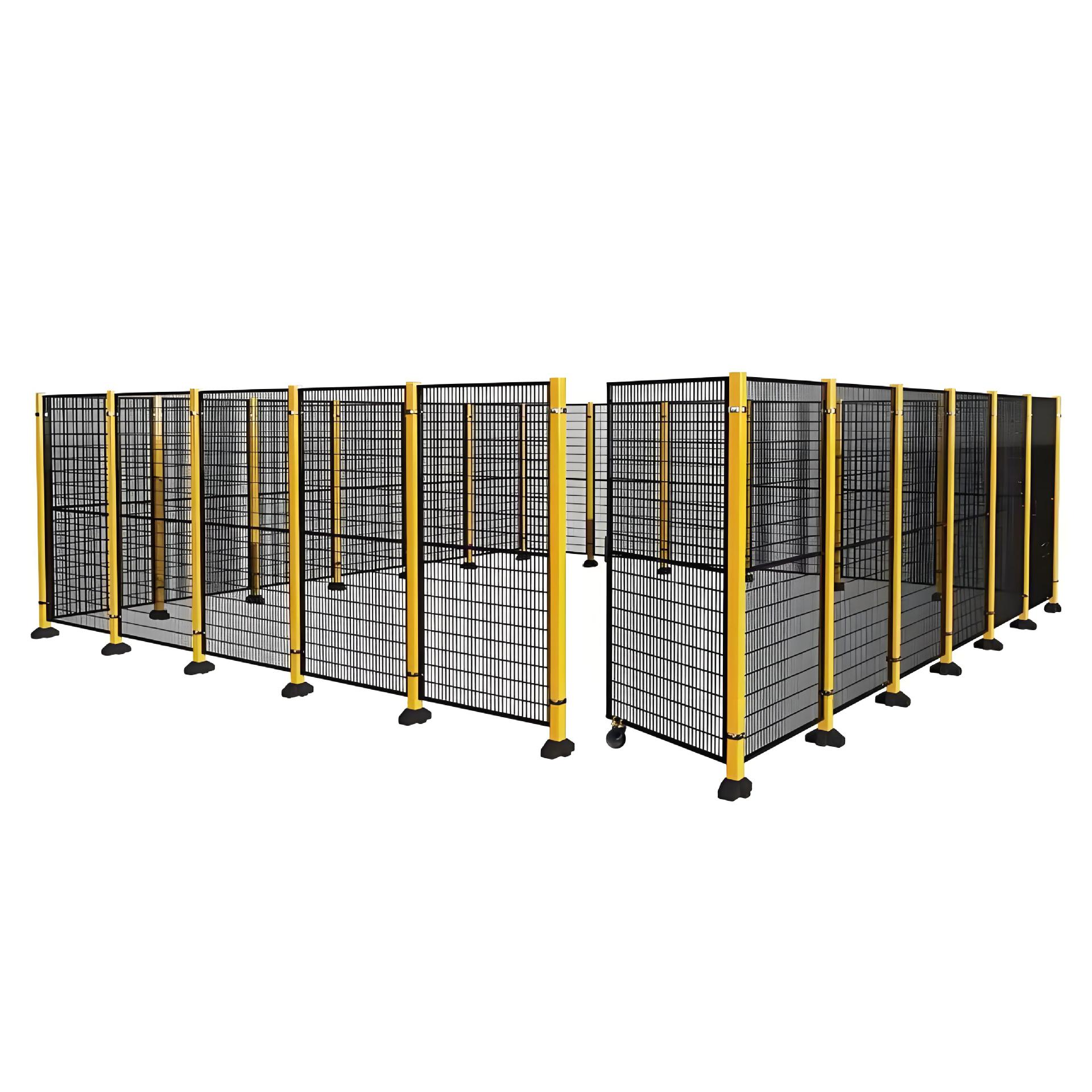 Robot Workshop Warehouse Isolation Net Square Hole Fence Net Factory Safety Equipment Protective Net Robot Guardrail Net