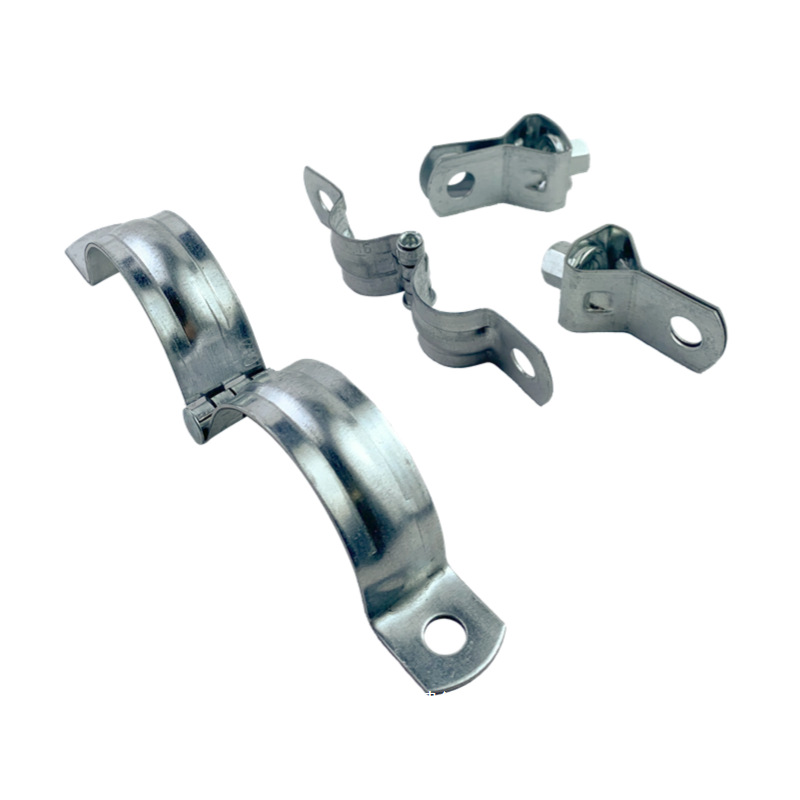 Galvanized Carbon Steel M10 Hanging Head Without Rubber Lantern Clamp Dn15-Dn300 Lantern Hoop Water Pipe Clamp Pipe Clamp