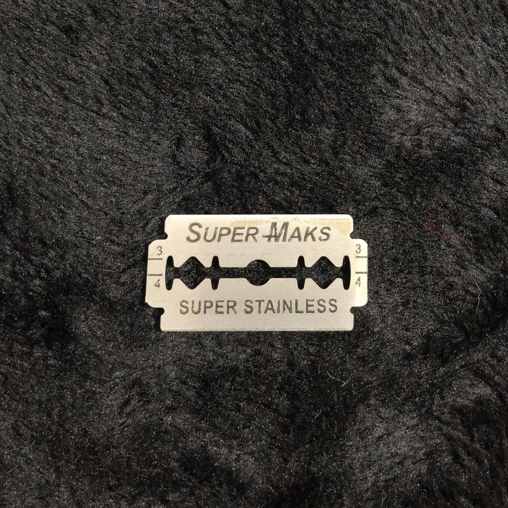 Оптовая продажа универсальных лезвий для бритвы, винтажные, из нержавеющей и углеродной стали, двусторонние