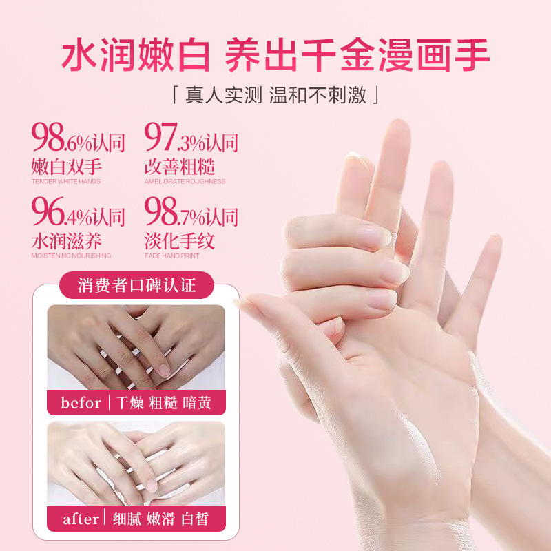 Cat Claw Hand Mask Nail Salon Special Niacinamide Whitening Hand Care Hydrating Moisturizing Fading Hand Lines Hand Mask Wholesale