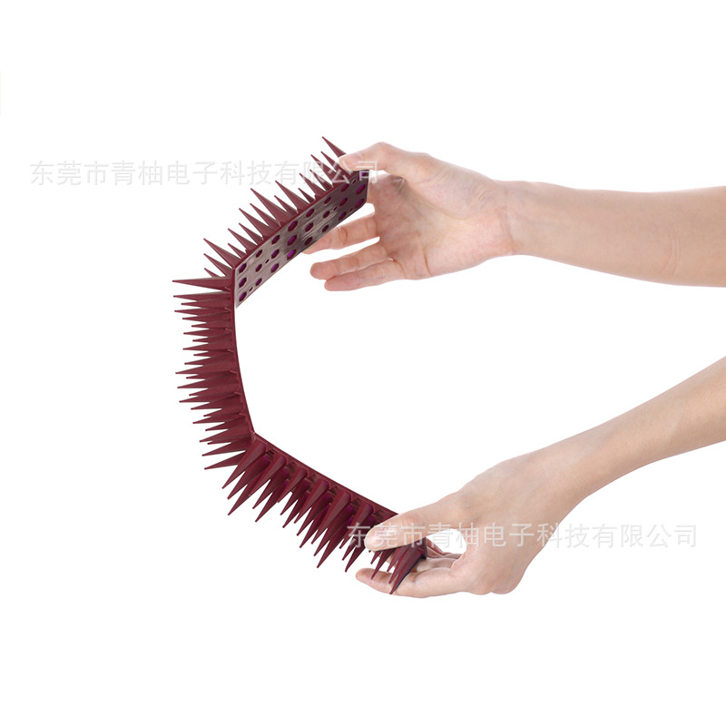 Cross-Border Popular Multi-Functional Anti-Bird Spikes 12 Pieces in Color Box 43cm Plastic Bird Repellent Spikes Anti-Theft Anti-Bird Spikes Electricity