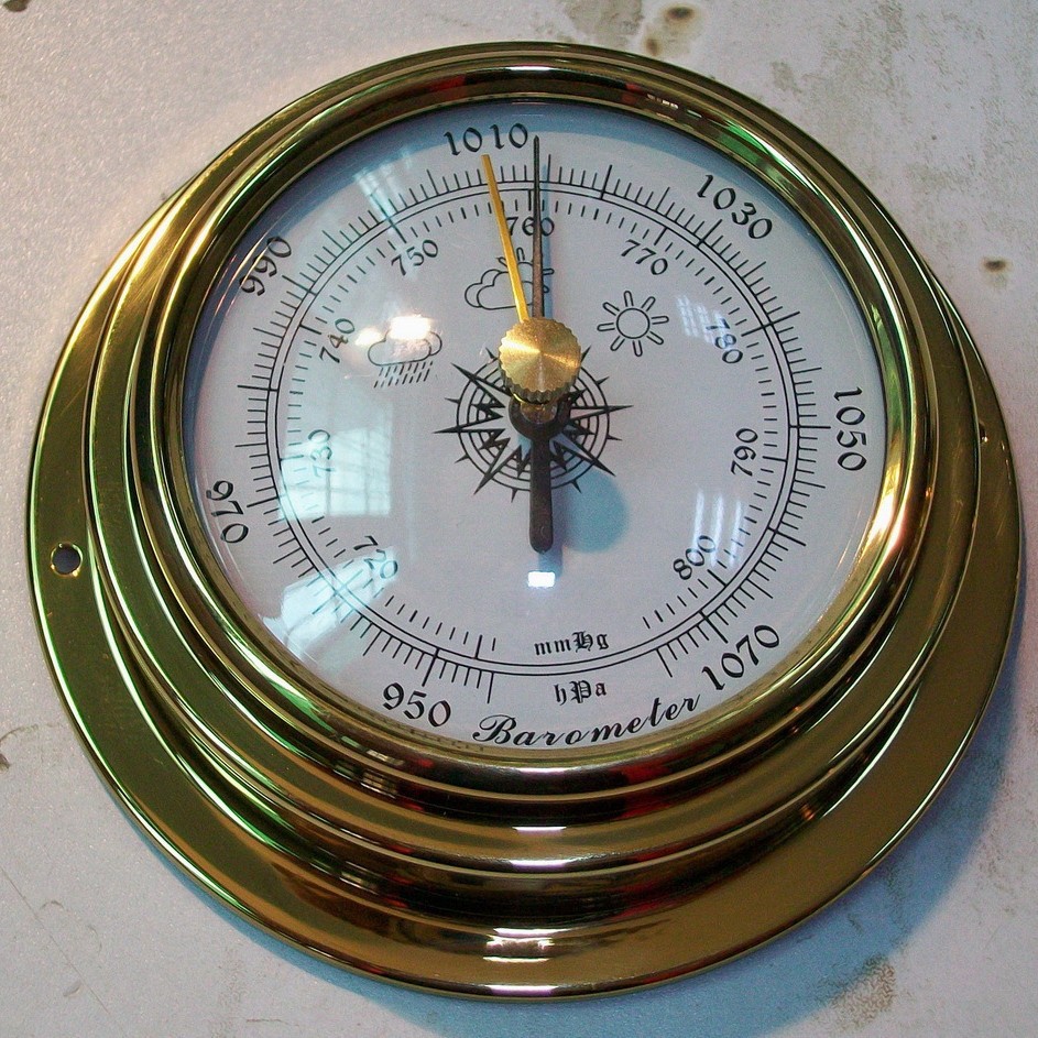 Барометр B9193-D98 с медным корпусом, морской барометр, измеритель атмосферного давления