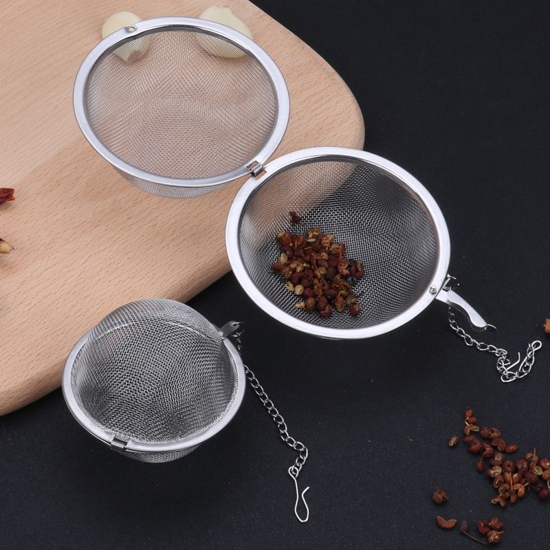 304 stainless steel seasoning ball seasoning bag soup hot pot seasoning flavor treasure tea filter braised meat ball seasoning ball