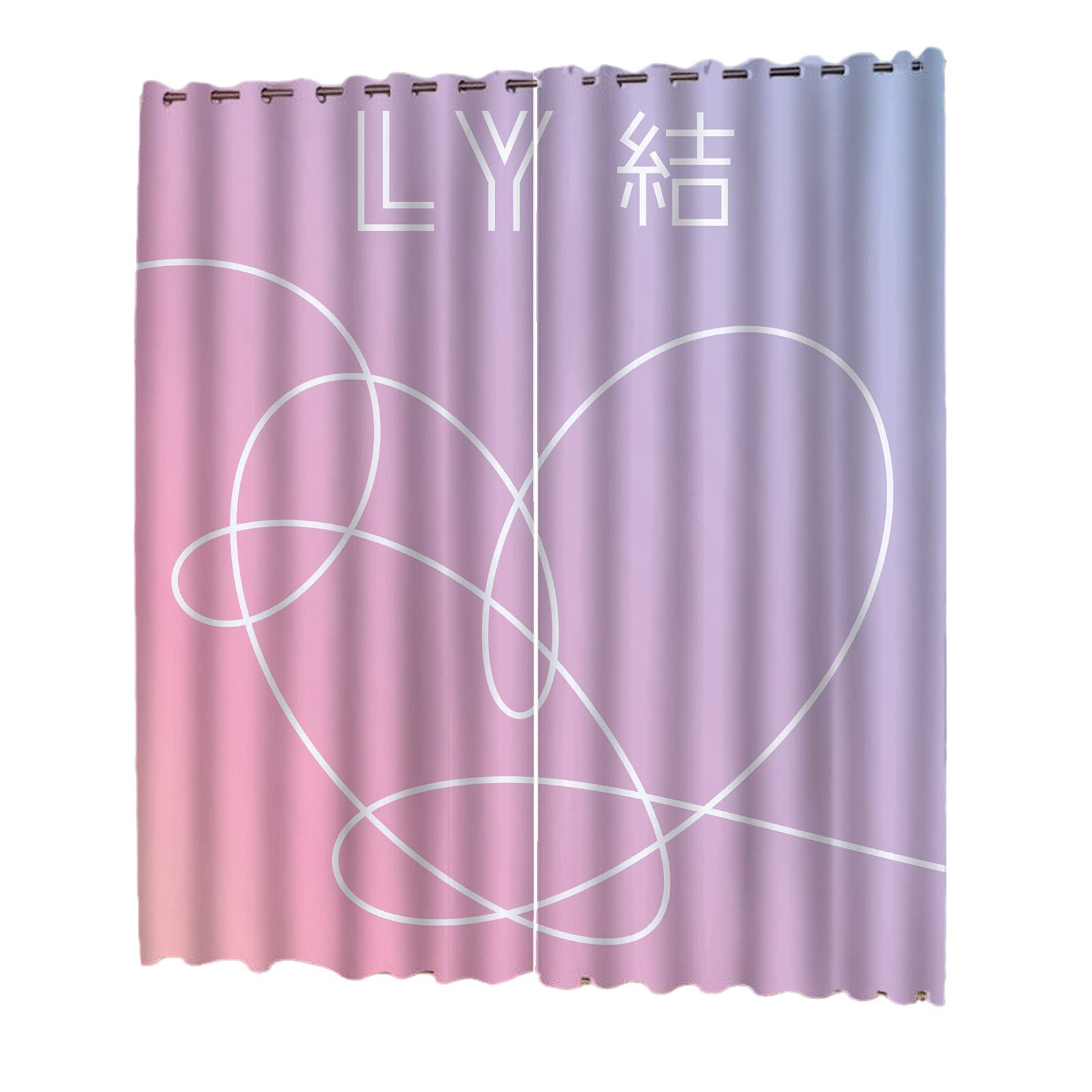 Amazon Foreign Trade Living Room Shading Curtain Factory 3D Digital Printing Animation Cartoon Finished Products for a generation of hair