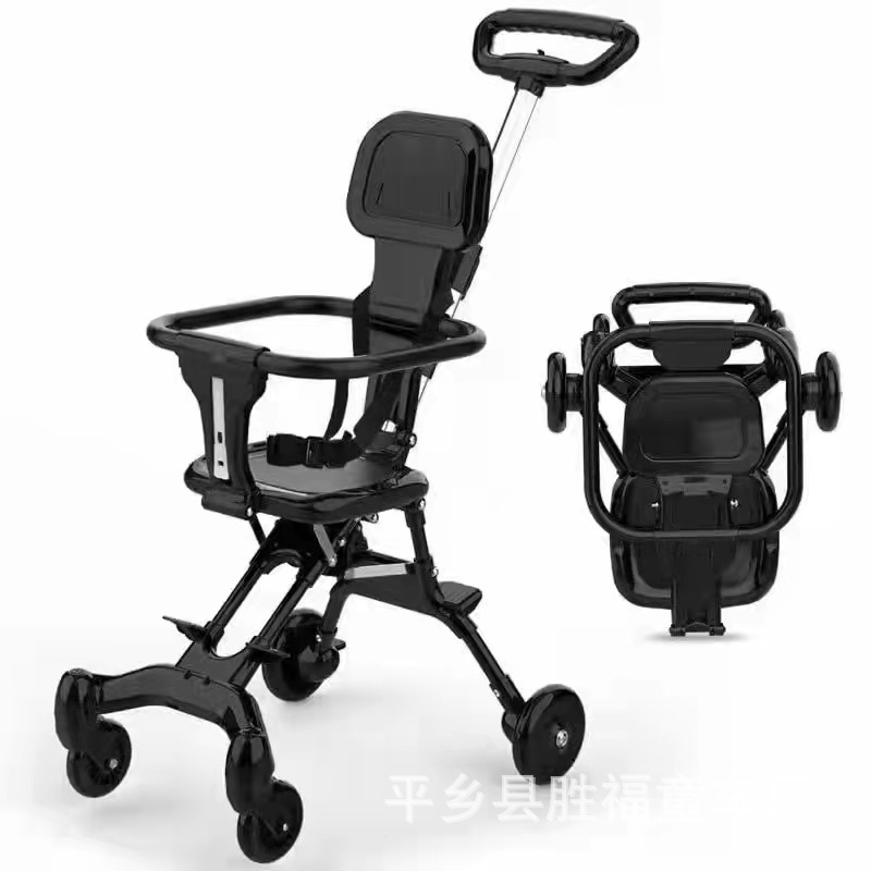 Manufacturer Supplies Two-Way Stroller, a Baby Stroller That Can Sit and Lie Down, Lightweight Foldableable Baby Stroller to Prevent Rollover