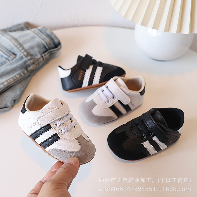 2025 Baby Shoes Autumn and Winter Style 1 Year Old Male and Female Baby Princess Toddler Shoes Soft Sole Versatile 0-12 Months Infants
