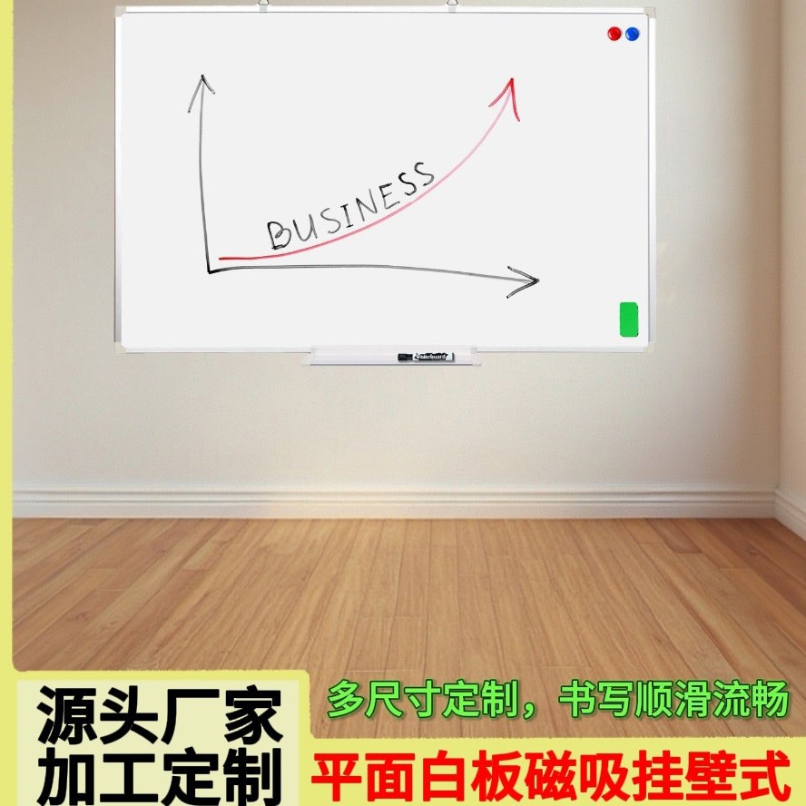 Тщательно отобранная белая доска, магнитная офисная черная доска, настенная, для домашнего обучения, заметок, стираемая, для рисования детей