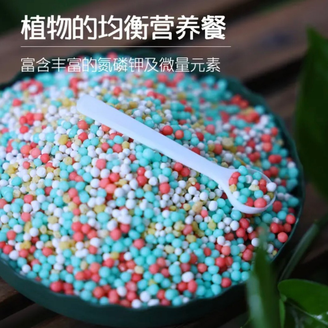 Slow-release Fertilizer Flower Fertilizer Household Potted Plants General-purpose Compound Fertilizer Nitrogen, Phosphorus and Potassium Fertilizer Granular Feeding Flowers Green Plants Fleshy