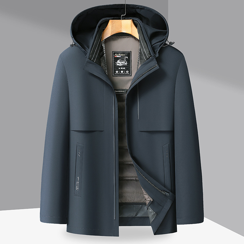 1106A Goose down Jacket with Removable Liner [Price Control 389] Dad Winter Parka