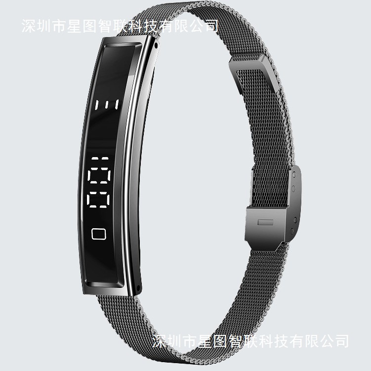 Cross-Border New B3 Smart Bracelet Bracelet 24-Hour Blood Pressure Heart Rate Remote Control Photo Taking Deep Waterproof Call Reminder