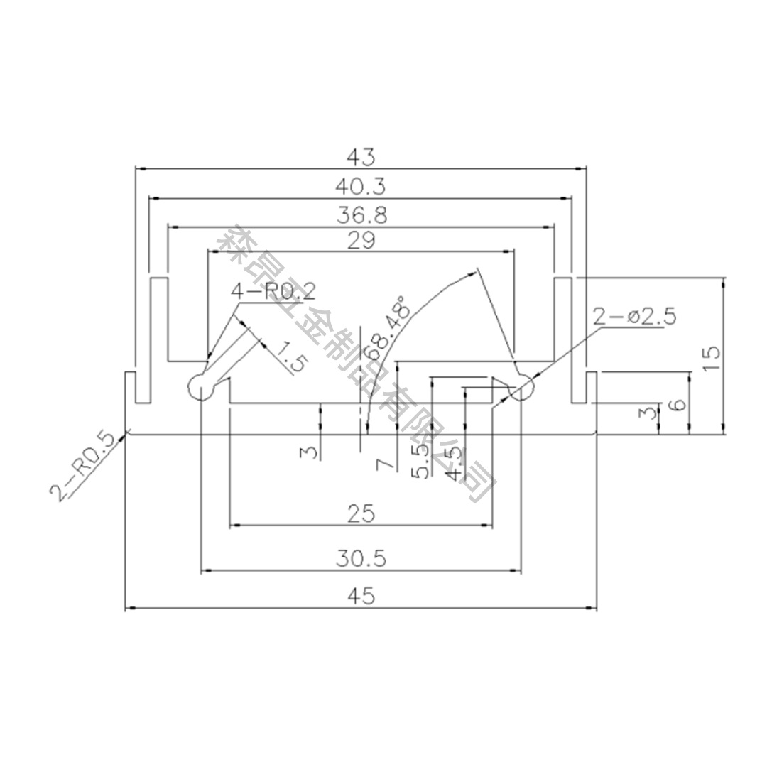 Aluminum Alloy Shell Profile Oxidation Cnc Machine Plus Laser Cutting 1U Distributor Chassis Customization