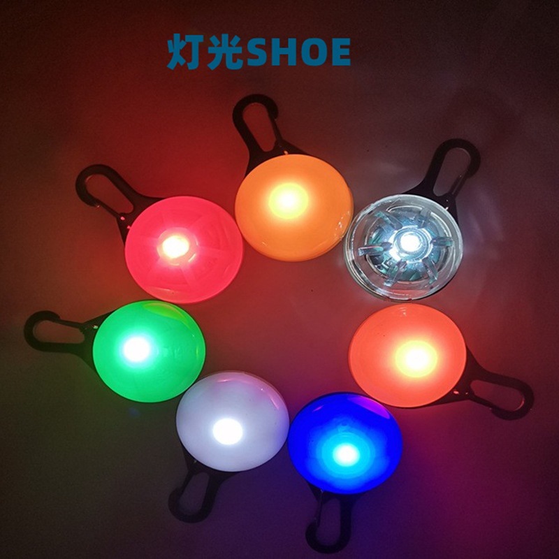 Spot Pet Light Pet Round Led Luminous Pendant Pet Pendant Dog Outdoor Flash Anti-Lost Chandelier