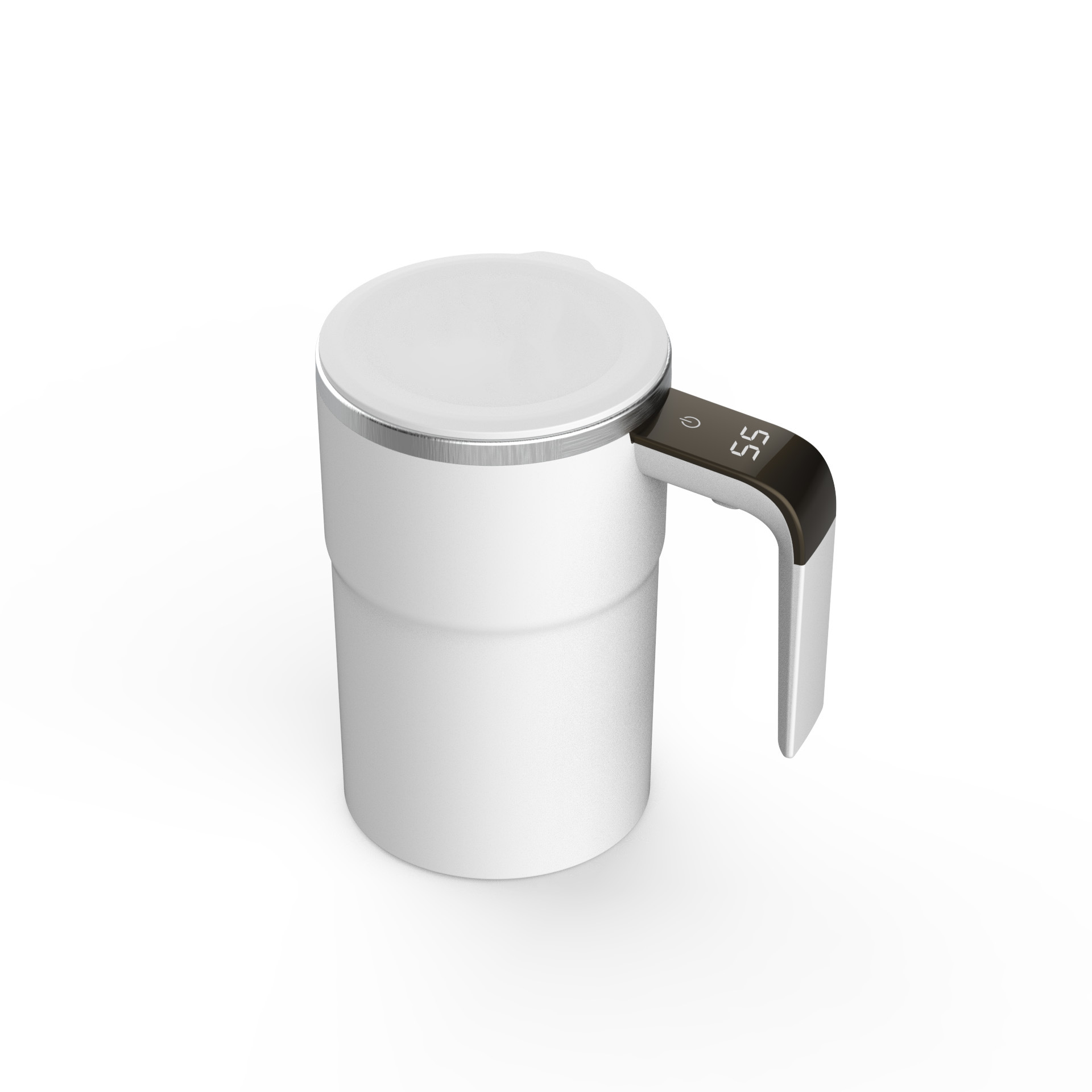 Intelligent Temperature Measurement Fully Automatic Mixing Cup Magnetic Suction 304 Stainless Steel Coffee Cup Charging Shaker Cup Fitness Shaker Cup