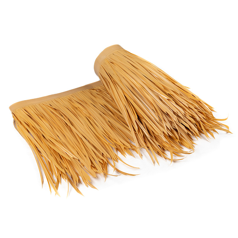 Artificial Plastic Simulation Thatch Tile Artificial Hair Straw Rice Straw Flame Retardant Insulation Outdoor Roof Eaves Scenic Area Farmhouse Use