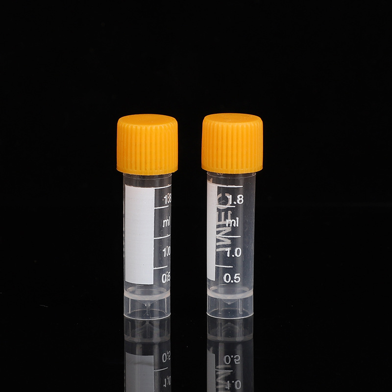 Customized Colored Cryogenic Tubes Wholesale Disposable Centrifuge Tubes with Scale Plastic Test Tubes High Temperature Resistant