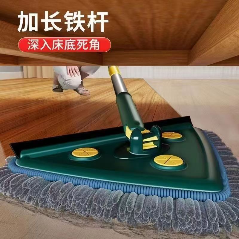 Triangle Mop Telescopic Splicing Flat Household Ceiling Wipe Wall Wall Brick Wall Mop Clean in stock Wholesale