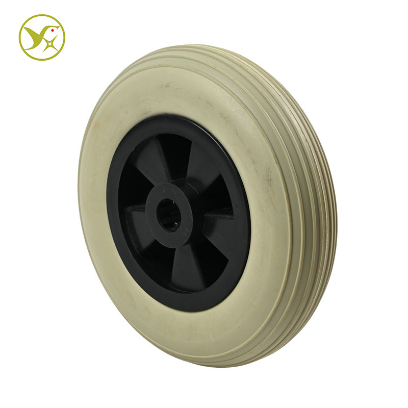 Customizable Polyurethane Pu Wheel 6 Inch 200X50 Solid Tire Handling Wheel Anti-Skid Low Noise Puncture-Proof Tire