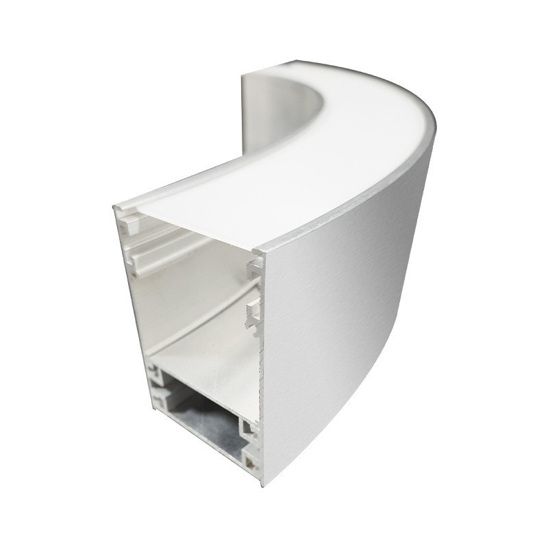 Custom Curved Linear Led Light Curved Linear Light Architectural Suspe