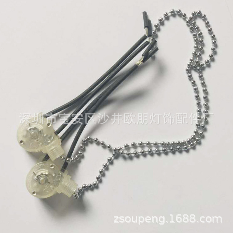 Zipper Switch Fully Transparent Pull Switch Wall Panel Dining Chandelier Ceiling Light Ceiling Light Switch