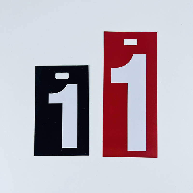 Plastic Scoreboard Six-position Scoreboard Scoreboard Multi-function Competition Red and Blue Two-color Scorer Turner Waterproof