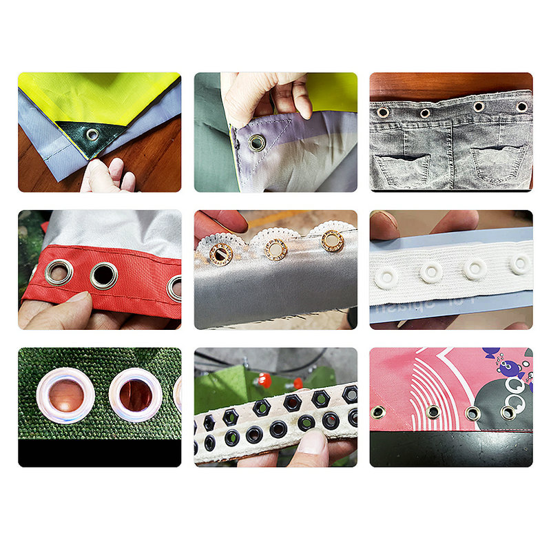 TS-E668 automatic vibrating plate eyelet machine curtain advertising cloth eyelet machine vibrating plate eyelet machine manufacturer