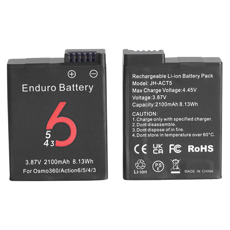 Suitable for Dji Action 6 Battery Osmo 360 Action5 Pro/4 /3 Action Camera Battery