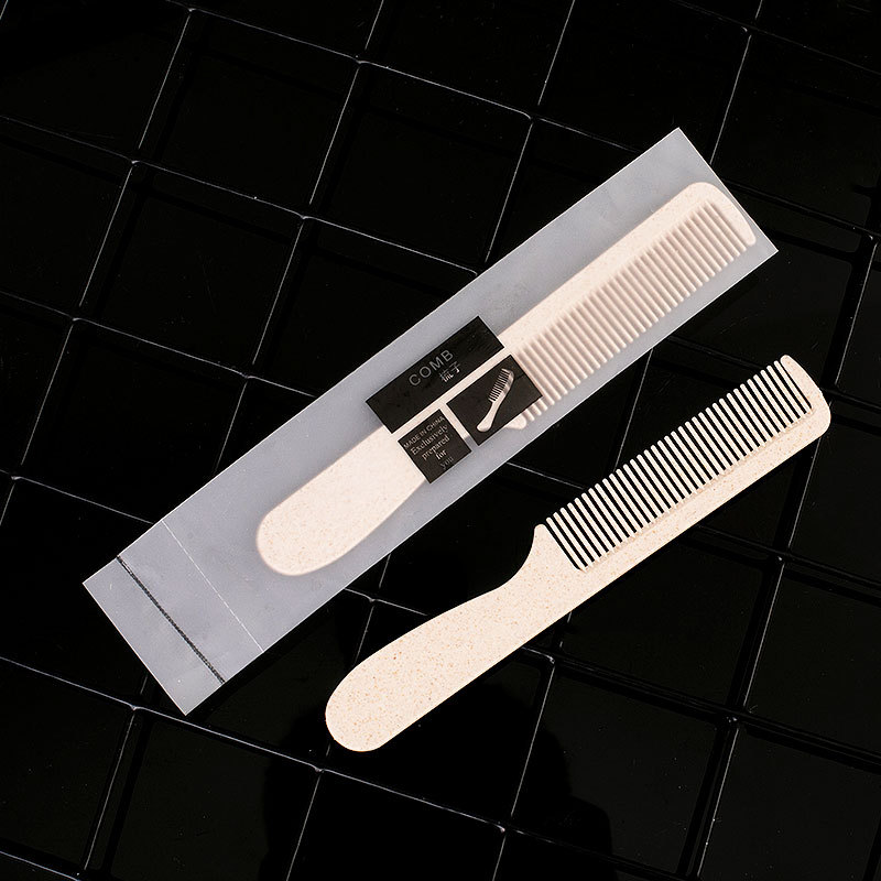 Hotel disposable comb hotel homestay toiletries hair comb suit room strip comb independent packaging wholesale