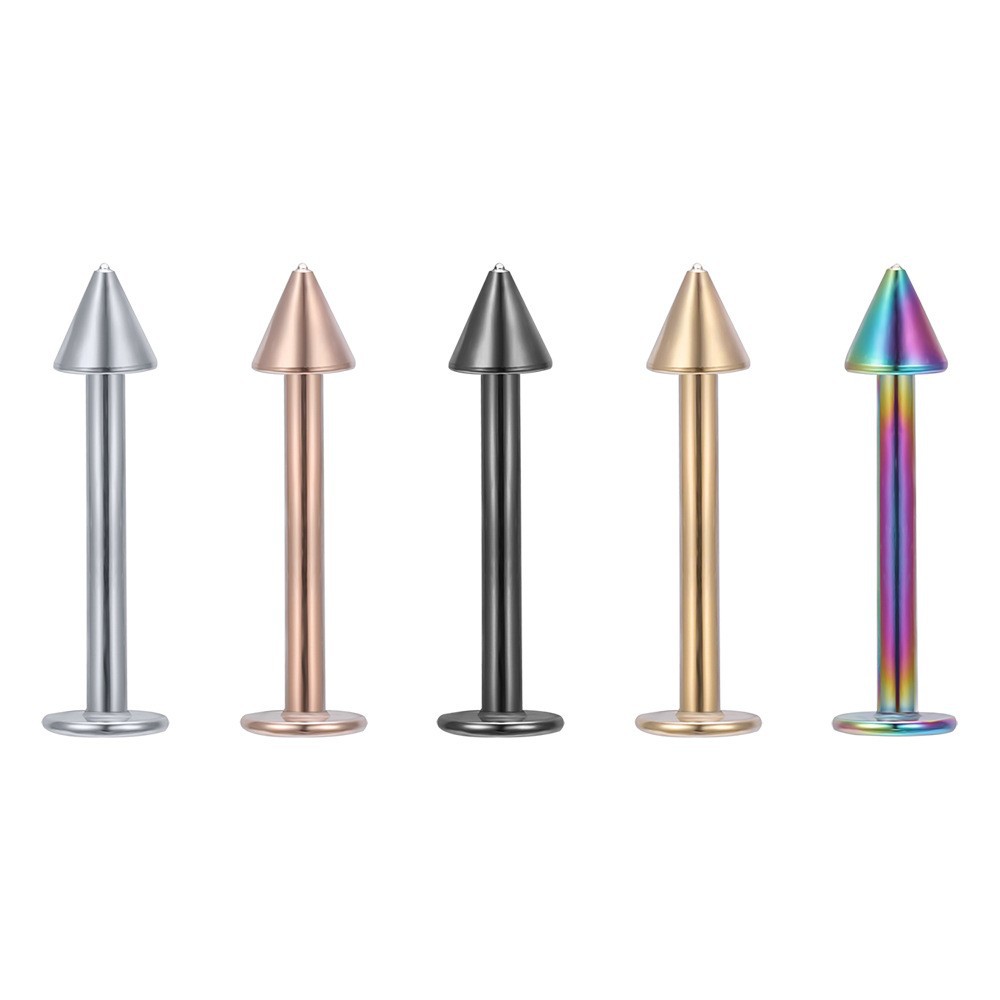 Stainless Steel Puncture Manufacturer Direct Sales Cross-Border Amazon Lip Nail Nose Nail External Thread Ear Nail Ear Bone Nail