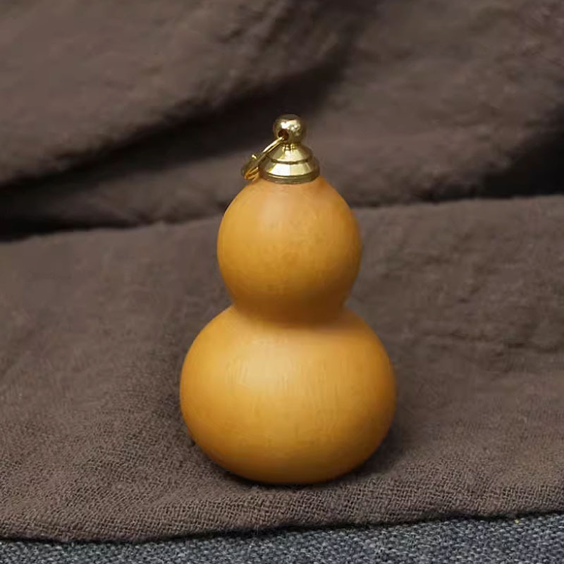 Brass Inlaid Small Gourd Accessories Set of 5 Stoppers DIY Handle Pieces Jewelry Caps Handicraft Accessories