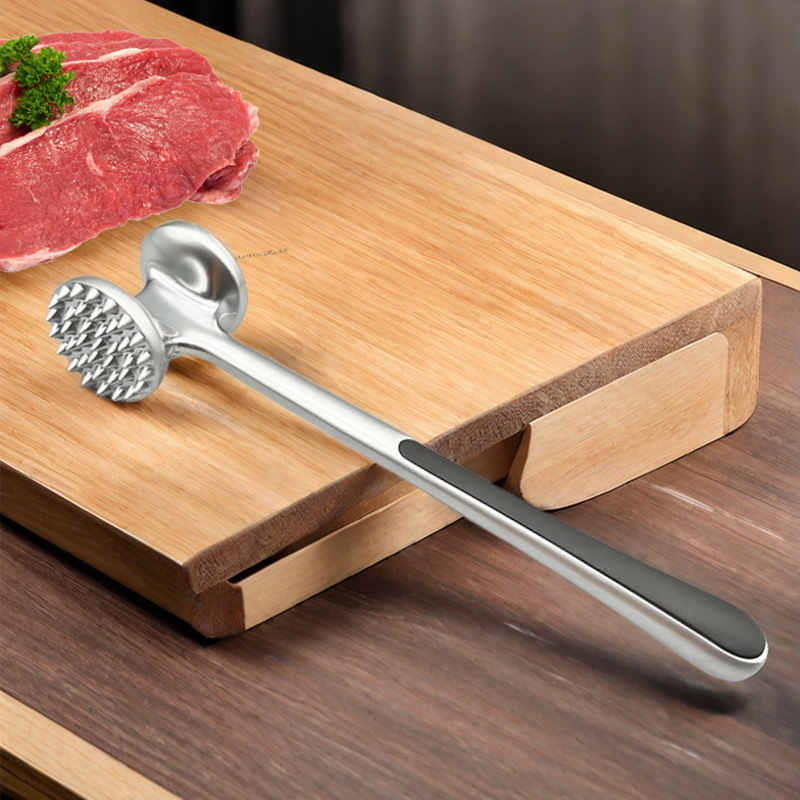Многофункциональный молоток из цинкового сплава для мяса, молоток для стейков, инструмент для кухни, двусторонний молоток