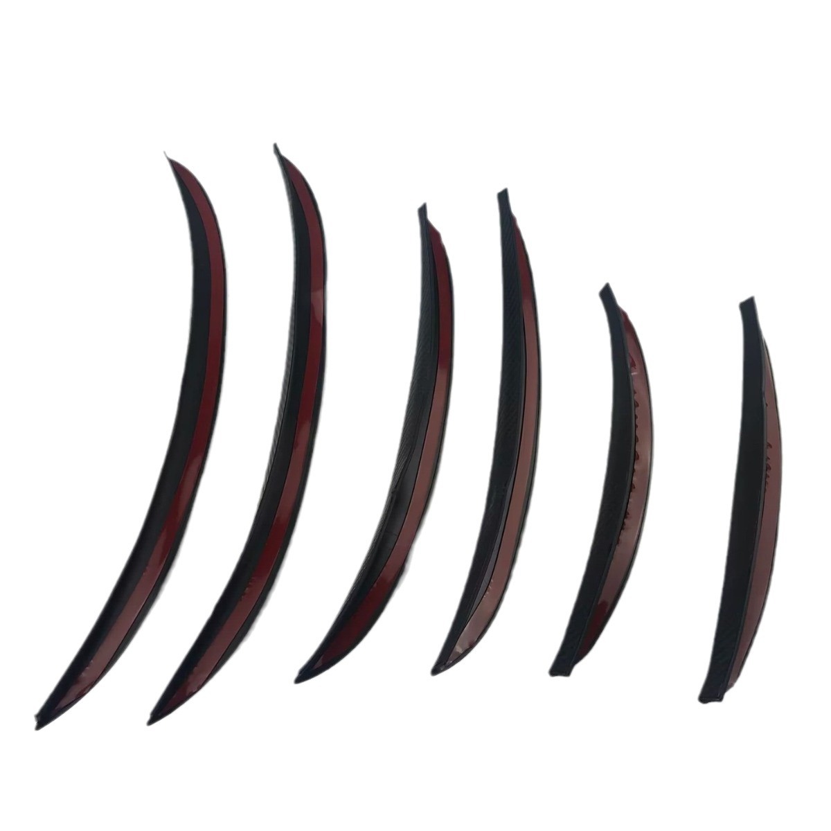 Factory direct supply car modified wheel eyebrow carbon fiber wheel eyebrow car trim strip (with glue) wheel arc