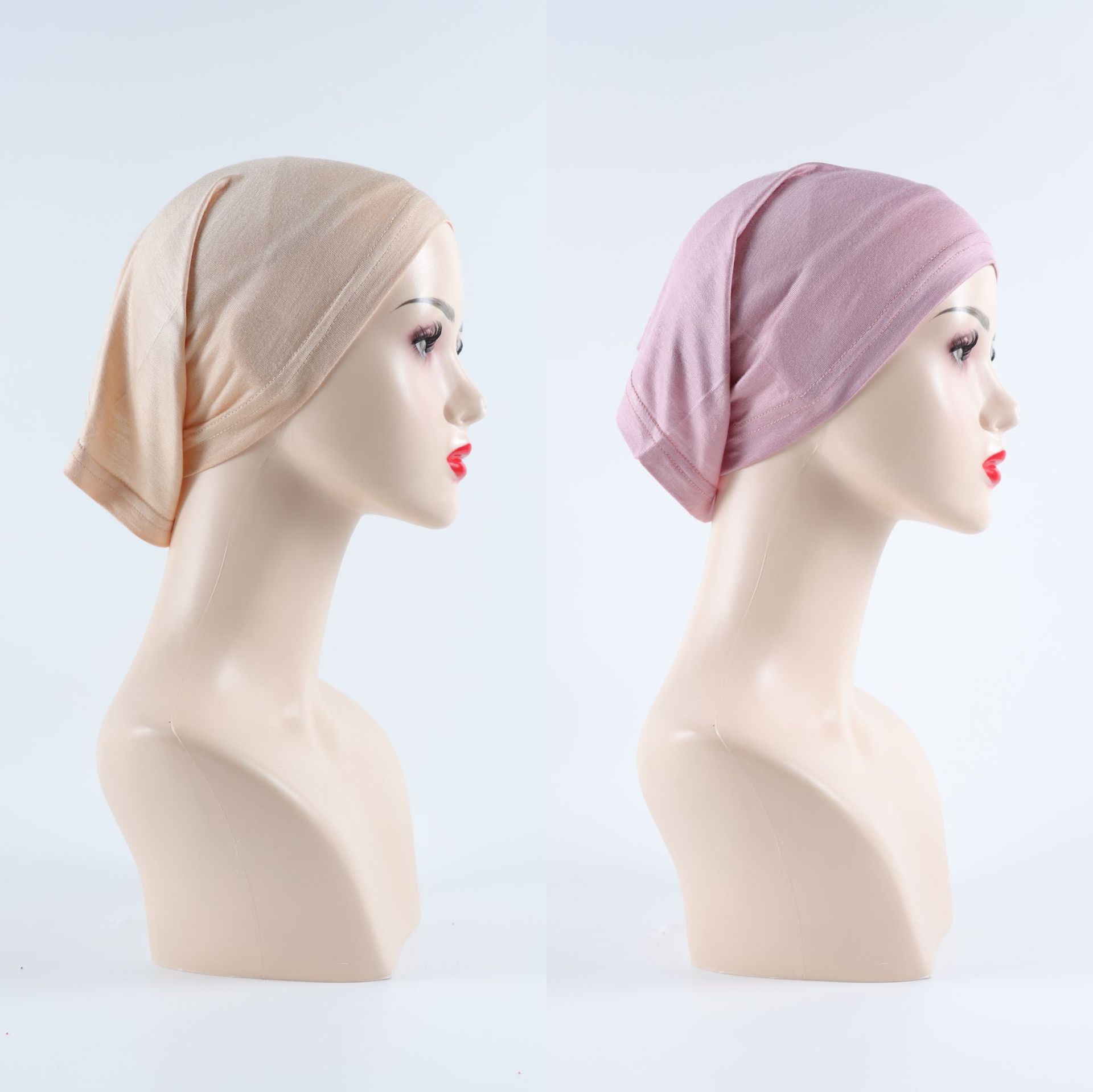 Оптовая продажа Многоцветная трикотажная бандана с эластичным внутренним капюшоном из мерсеризованного хлопка