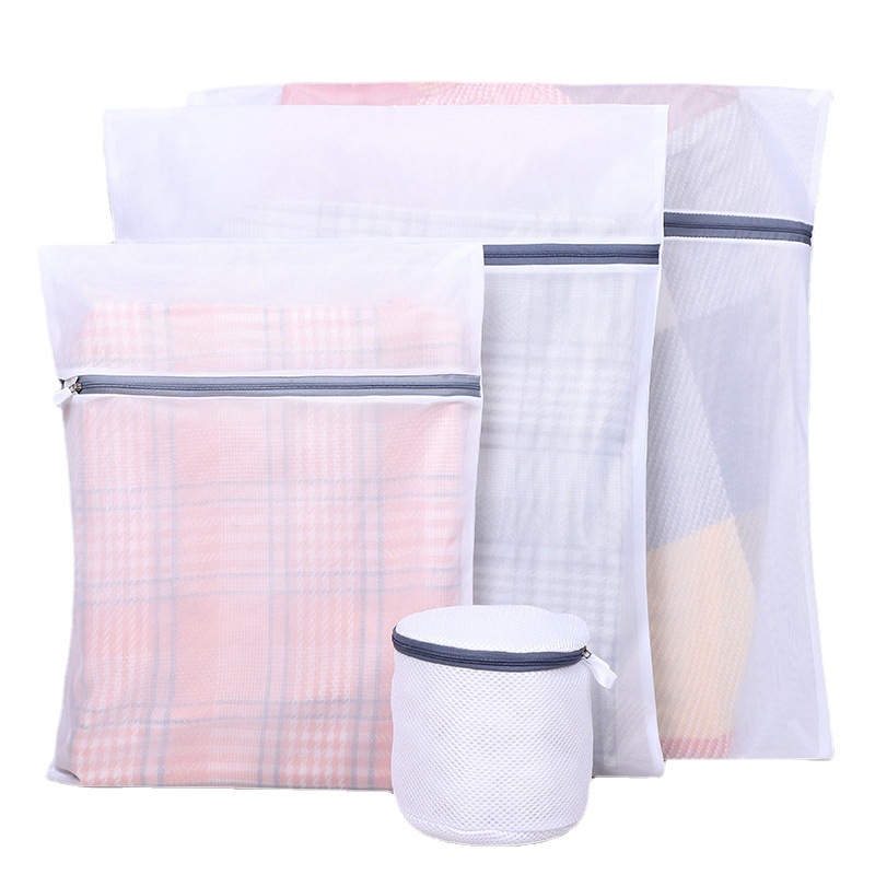 Thickened Thick and Thin Mesh Laundry Bag Set Washing Machine Special Bra Wash Bag Anti-Deformation Mesh Bag Spot Wholesale