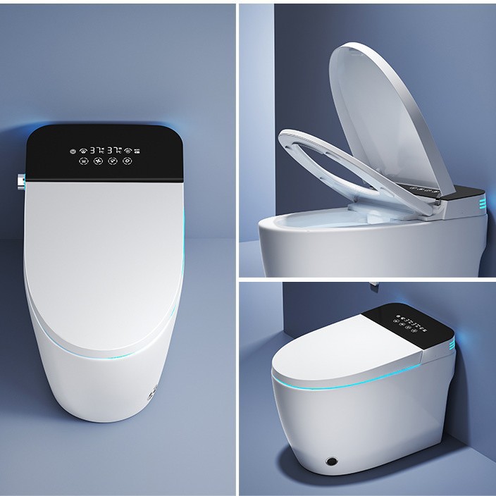 Smart Toilet for Home Use, Fully Automatic, Integrated, No Water Pressure Limit, Built-In Foam Siphon Type, High-Flush Power Toilet