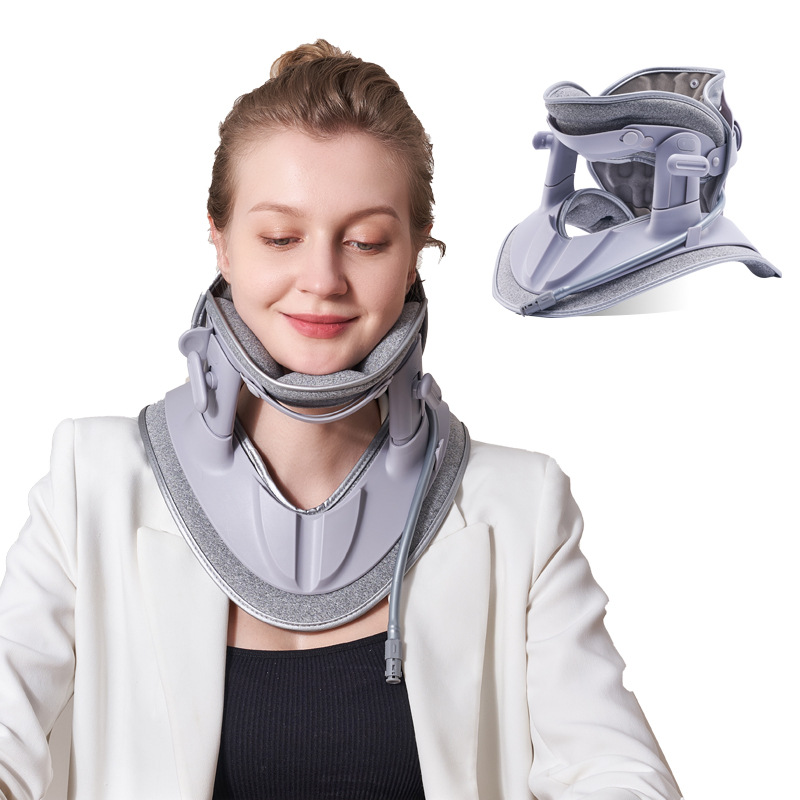 Cervical Retractor Household Relief Cervical Spondylosis Disc Protrusive Correction Neck Forward Manual Inflatable Neck Protection Neck Bracer