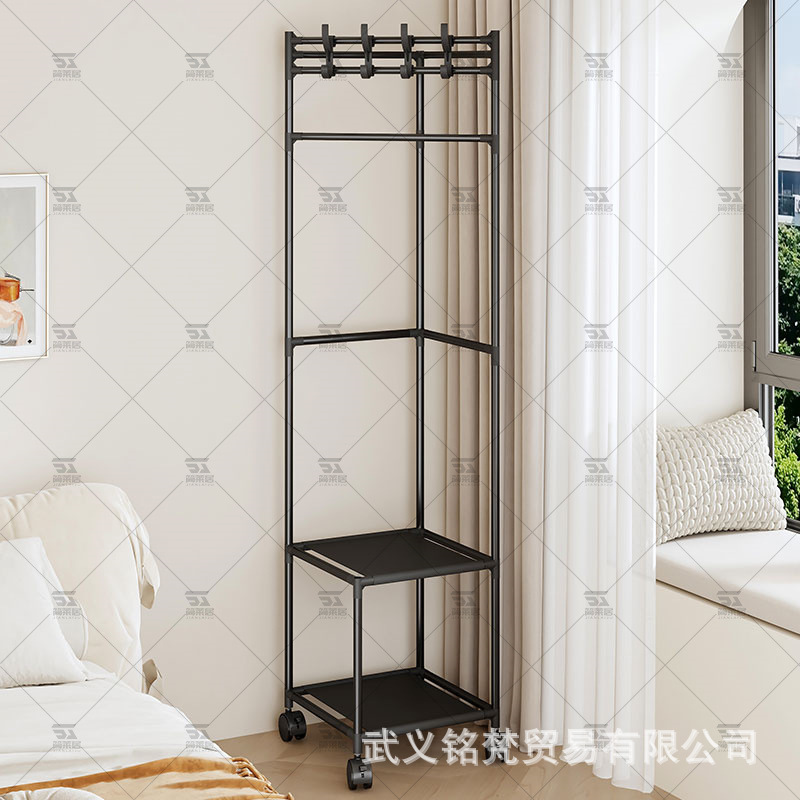 Угловая сборная напольная вешалка для одежды, домашняя, многоярусная вешалка для сушки одежды