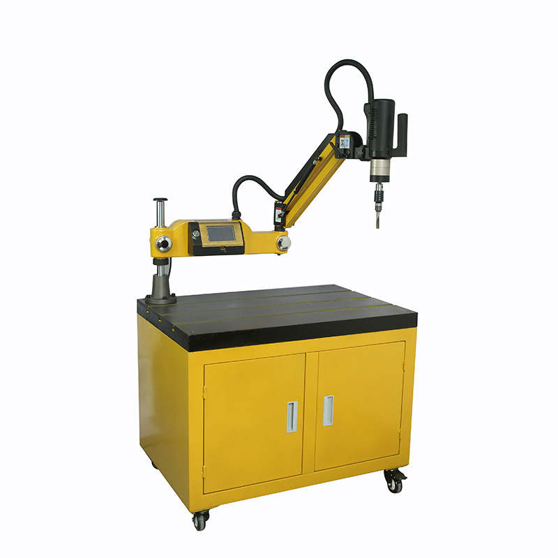 Vertical semi-automatic intelligent CNC electric tapping machine universal rocker small servo tapping machine m3-m16