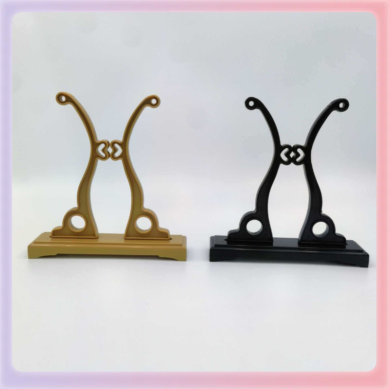 ✅ Paint Fan Stand Fan Holder Round Fan Fan Stand Plastic Fan Shelf Base Chinese Fan Display Stand