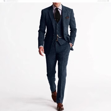 Костюм с двумя пуговицами цифровая печать трехпредметный индивидуальный пиджак мужской костюм