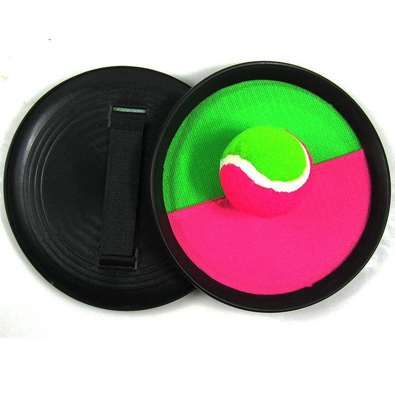 Mysports Kidsren's Sticky Ball Sticky Target Racket Outdoor Family Racket Ball Suction Cup Sticky Racket Ball Sticky Target Plate
