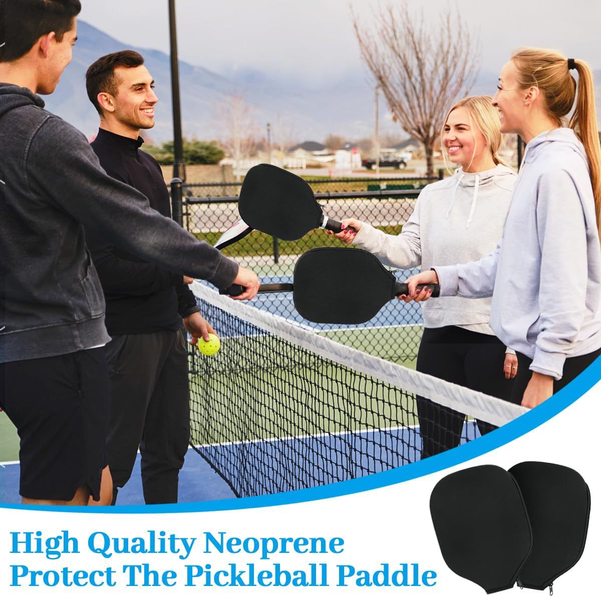 Spot Neoprene Pickleball Bag Sports Bag Cover Available in Multiple Colors Suitable for Most Rackets 2025 New Cross