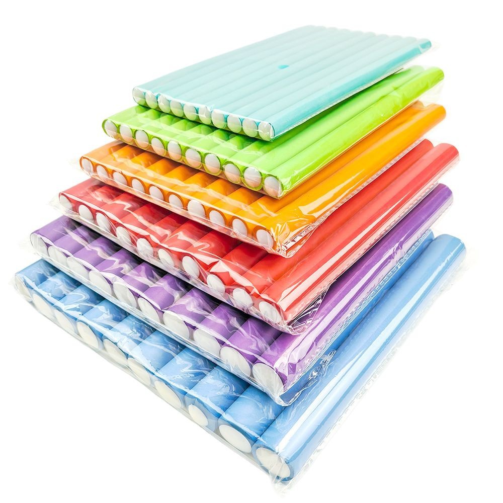 Curly Hair Artifact Lazy Sleeping Style Curling Hair Rod Multifunctional Heat Insulation Curling Hair Rod Universal Bar Rubber Curling Hair Rod