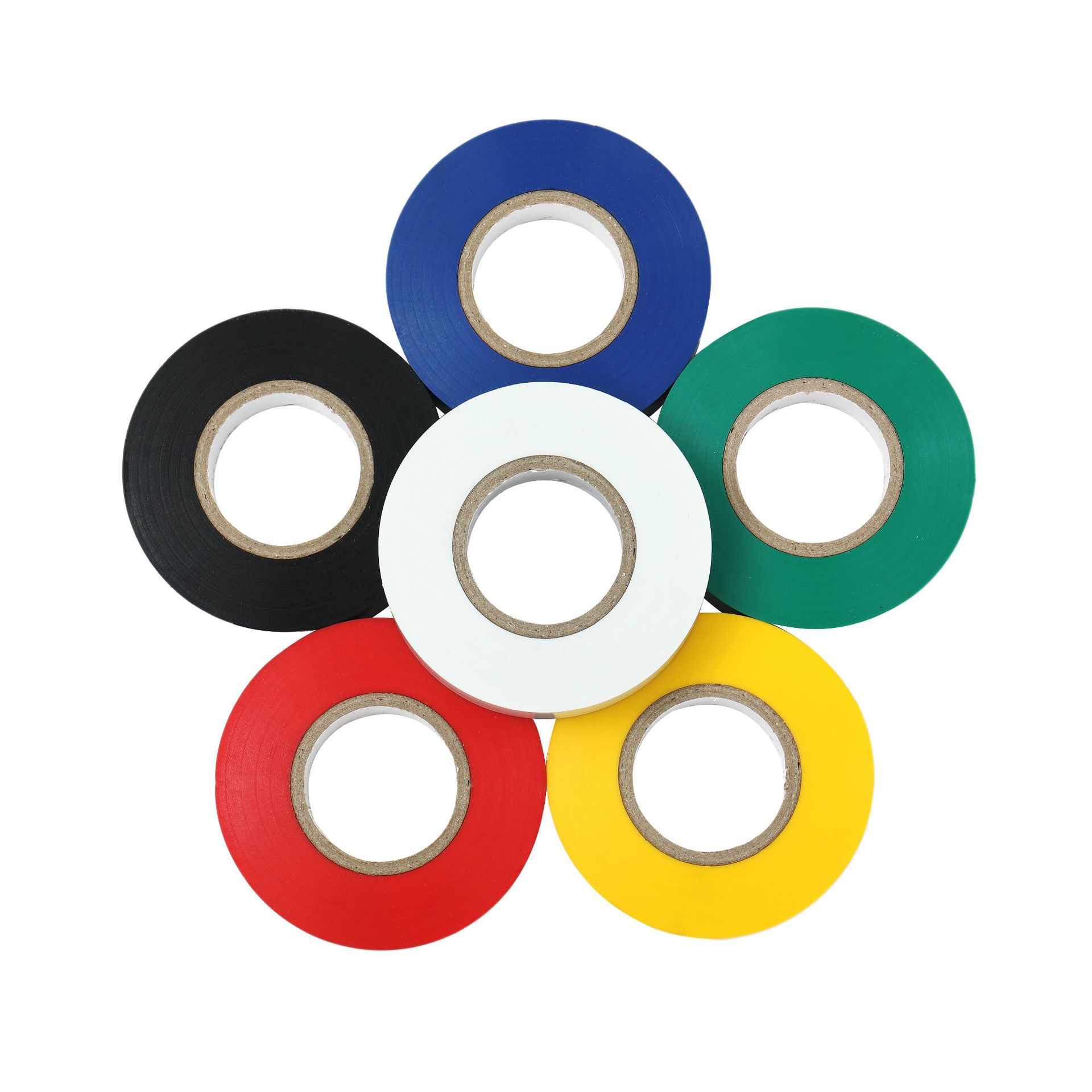 Pvc Electrical Insulating Tape, Colorful Electrical Tape, High Viscosity, High and Low Temperature Resistance, Flame Retardant, Source Factory Oem Customization