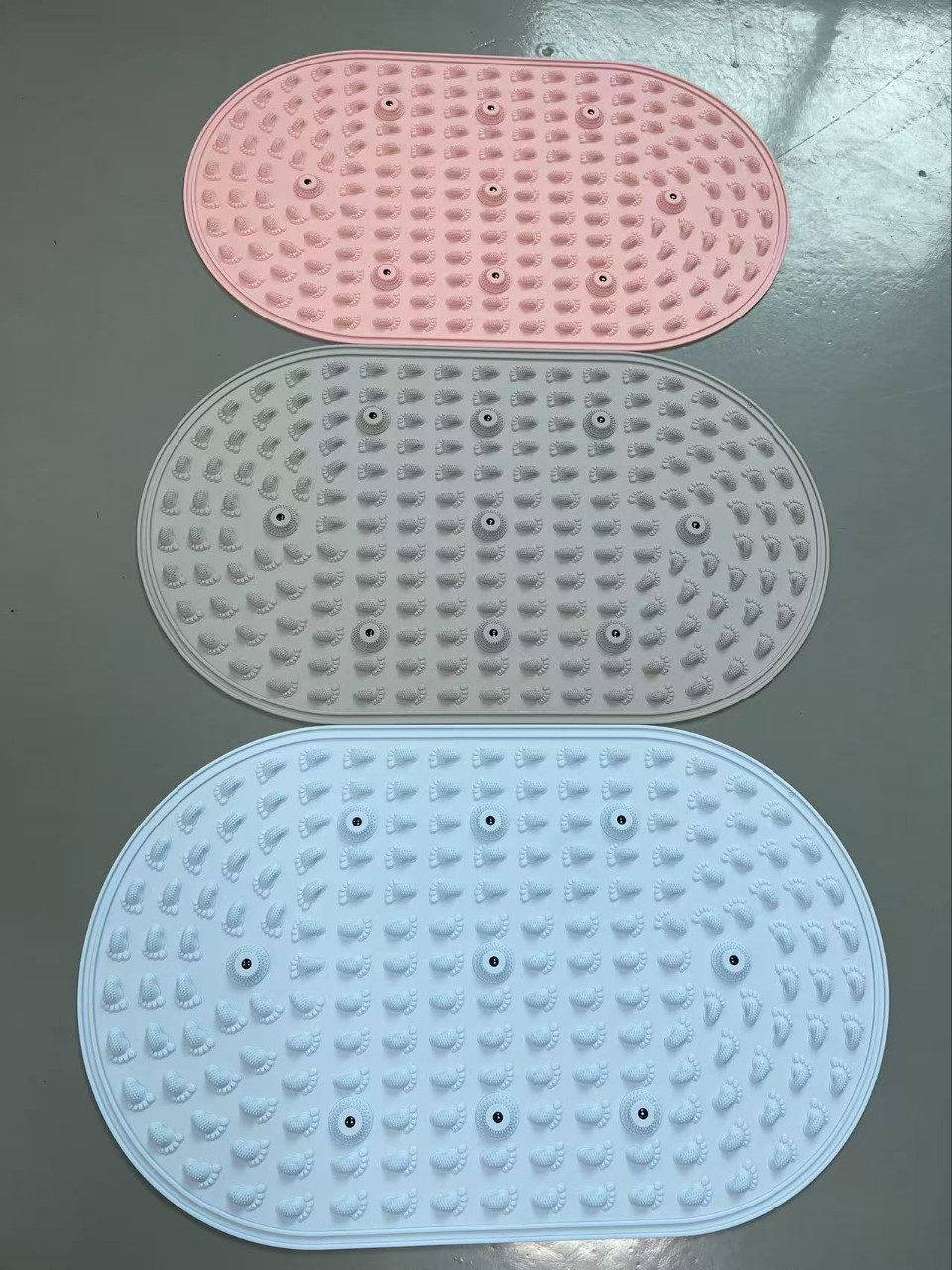 New Liquid Soft Silicone Massage Acupressure Board Toe Foot Massage Mat Home Yoga Foot Foot Massage Mat