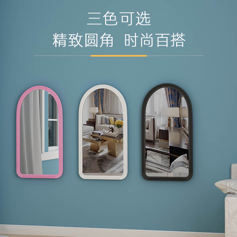 Bathroom Wall-mounted Makeup Mirror Large Desktop Folding Dressing Home Student Dormitory Desktop Bathroom Wall-mounted Mirror