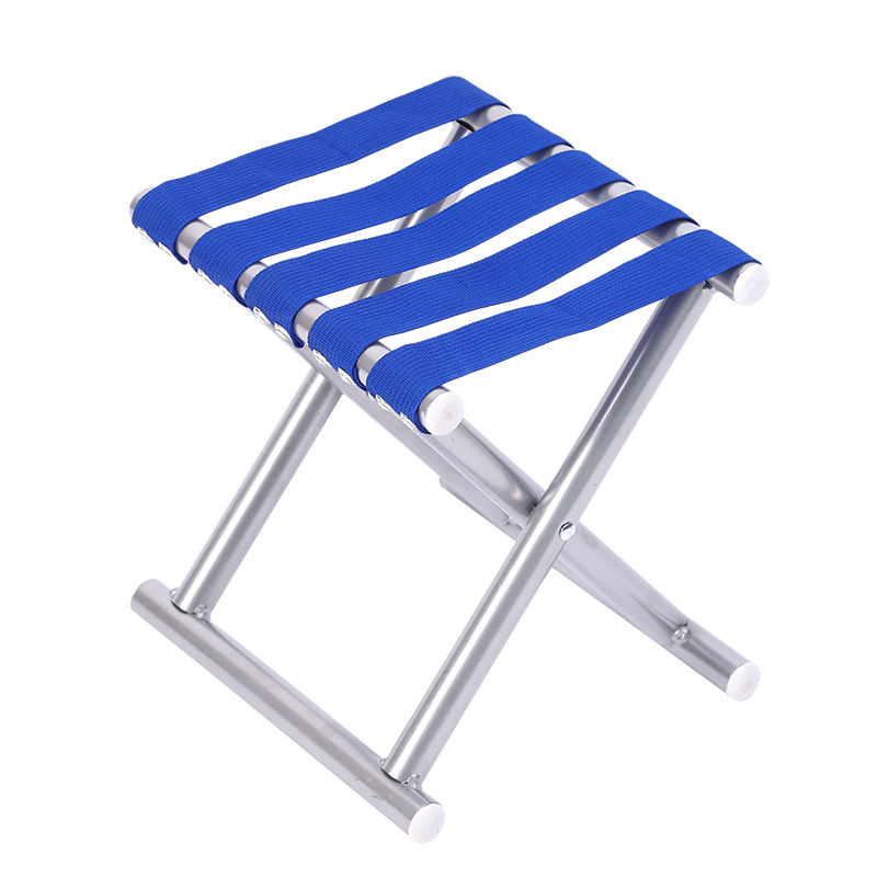 Round Tube Rivet Mazar Outdoor Portable Stool Iron Mazar Train Barbecue Camping Fishing Small Bench Military Training Stool