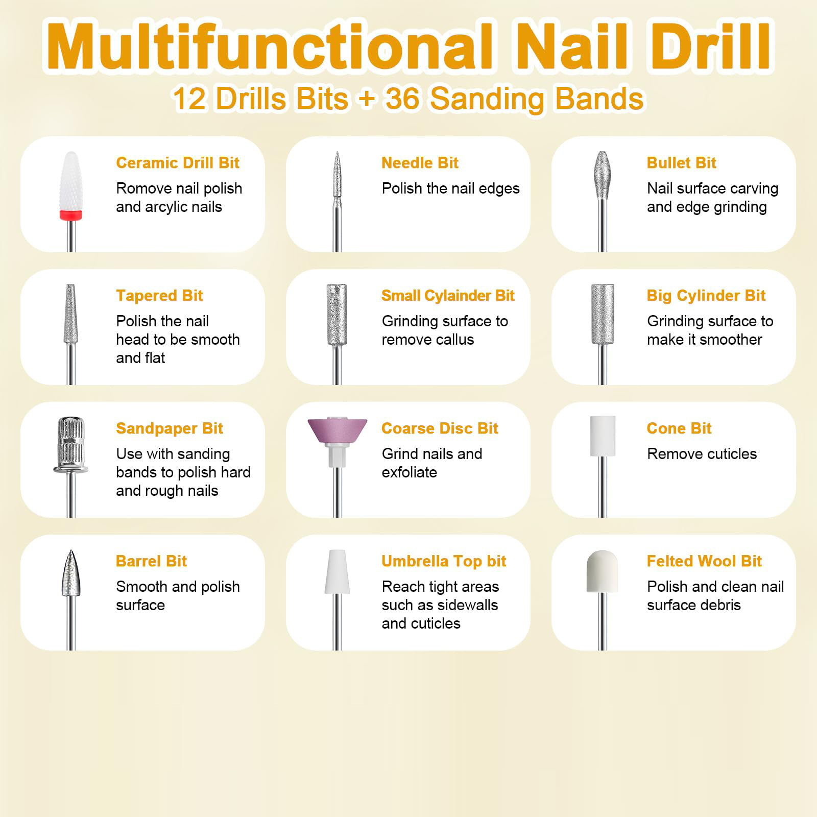 Cross-Border New Nail Polisher Portable Electric Nail Polisher Manicure Tool Set Display Rechargeable Manicure Machine