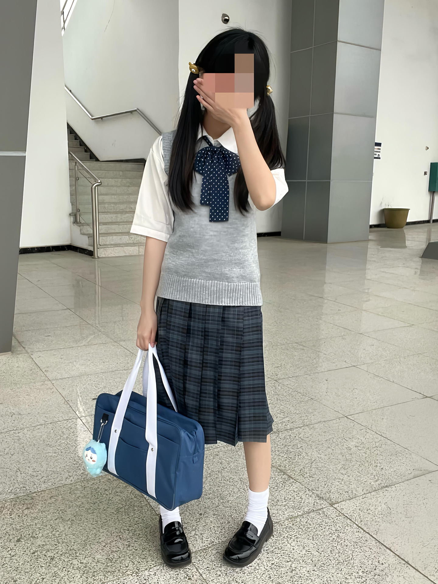 Jk Uniform Plaid Skirt Set Seaweed Mid-Skirt Original College Style Jk Pleated Skirt Japanese-Style Half Skirt Vest Waistcoat