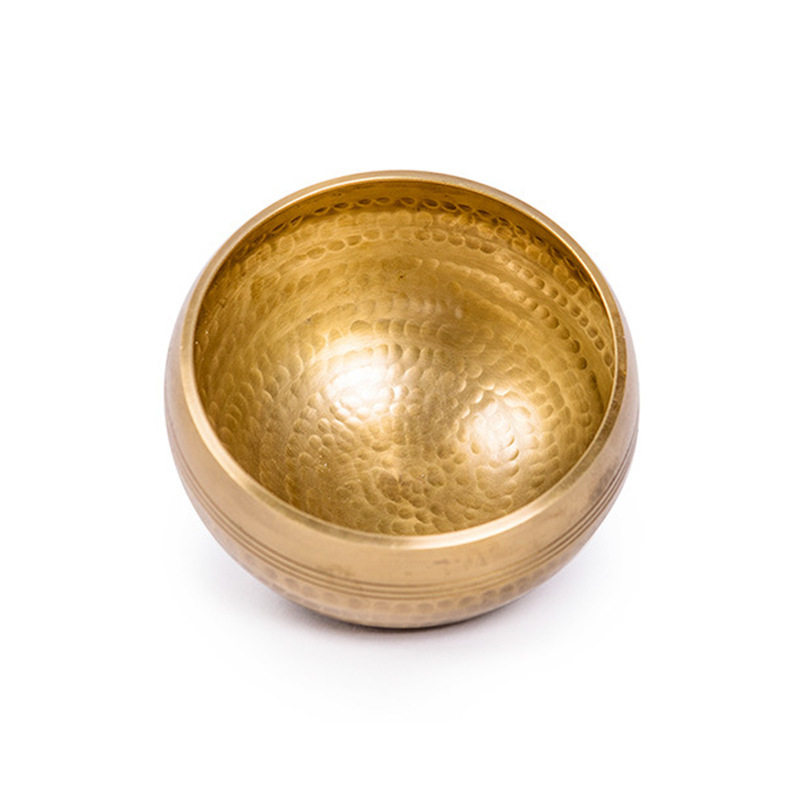 Cross-Border Singing Bowl Wholesale Nepalese Sanskrit Sound Bowl Xizang Copper Bowl Healing Meditation Sound Therapy Buddha Sound Bowl Singing Bowl