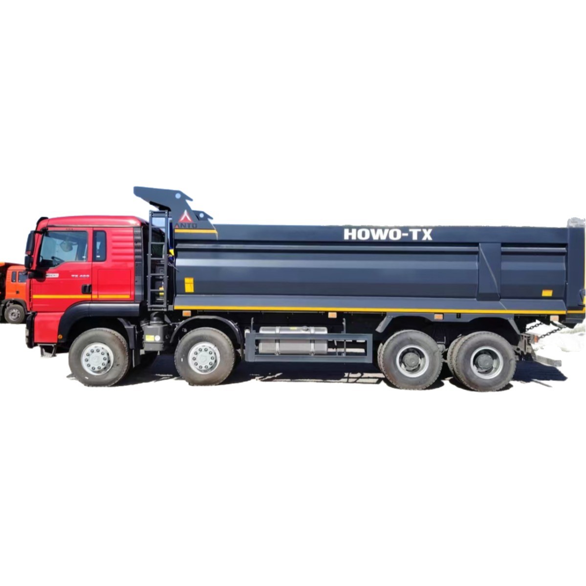 Export China Sinotruk Howo Tx Truck 400 Horsepower Front Four Rear Eight 8X4 Dump Truck Construction Vehicle